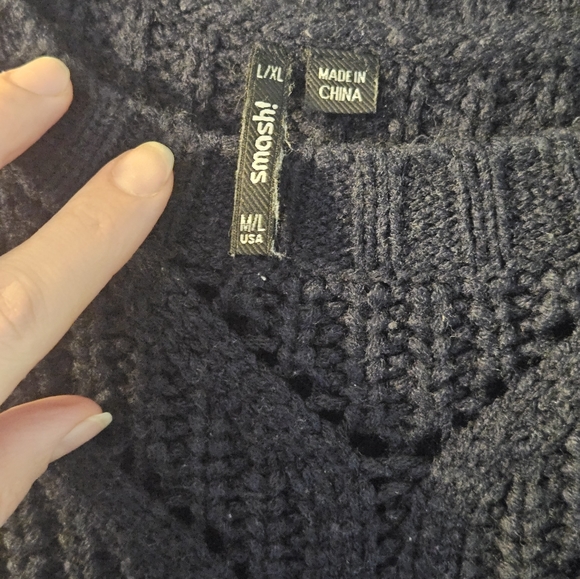 High low sweater size M/L - Picture 2 of 6